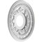 Ekena Millwork Baltimore PVC Medallion (Canopies up to 5 1/4"), 13"OD x 3 1/2"ID x 3/4"P, Metallic Antique Brass CMP13BACAB - alternate 5